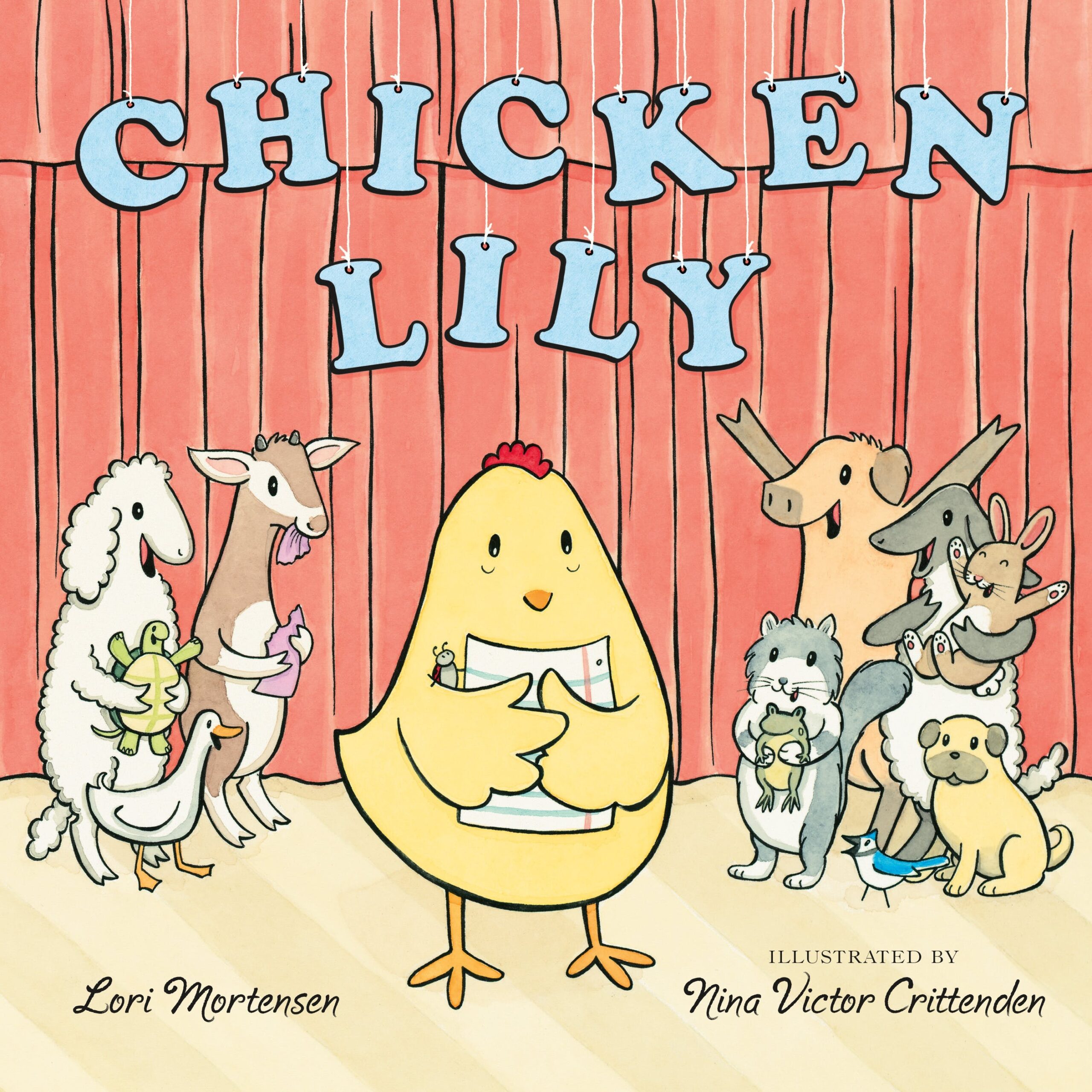 the cover for the book Chicken Lily