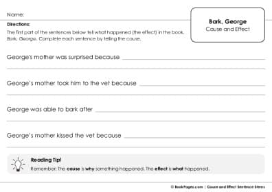 Thumbnail for Cause and Effect Sentence Stems with Bark