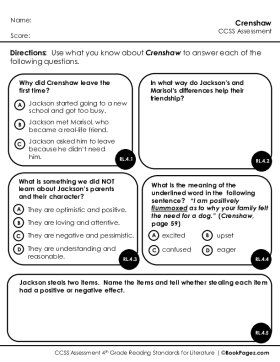 Thumbnail for Comprehension Assessment with Crenshaw