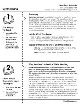 The first page of Synthesizing with Deadliest Animals