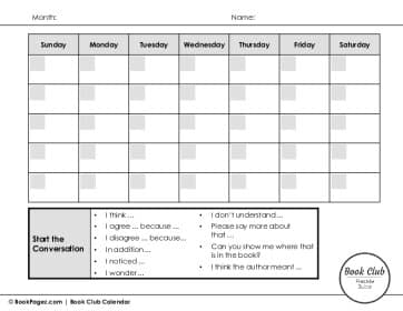 The first page of Book Club for Freckle Juice Management Resources