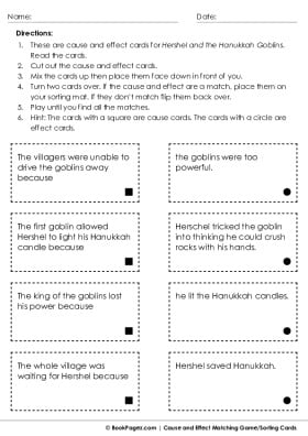 Thumbnail for Cause and Effect Matching with Hershel and the Hanukkah Goblins