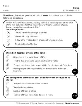 Thumbnail for Comprehension Assessment with Holes