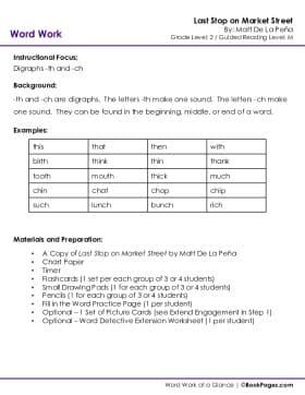 The first page of Digraphs with Last Stop on Market Street