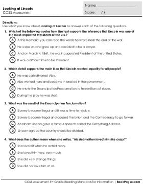 Thumbnail for Comprehension Assessment with Looking at Lincoln