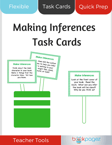 Teaching resource cover for Making Inferences Task Cards