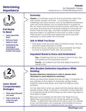 The first page of Determining Importance with Planets