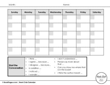 The first page of Book Club for Riding Freedom Management Resources