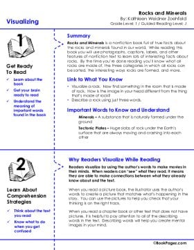 The first page of Visualizing with Rocks and Minerals