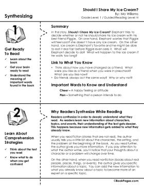The first page of Synthesizing with Should I Share My Ice Cream?