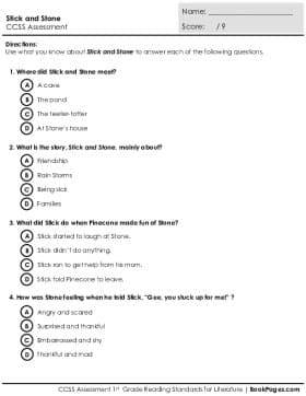 Thumbnail for Comprehension Assessment with Stick and Stone