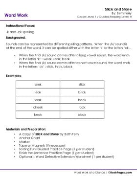 The first page of Digraphs with Stick and Stone