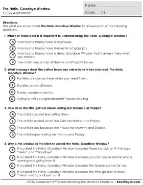 Thumbnail for Comprehension Assessment with The Hello