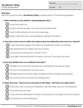 Thumbnail for Comprehension Assessment with The Memory String