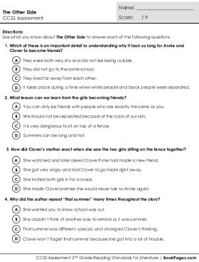 Thumbnail for Comprehension Assessment with The Other Side