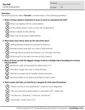 Thumbnail for Comprehension Assessment with The Raft