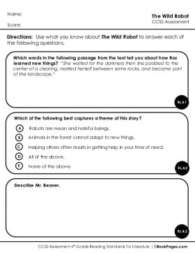 Thumbnail for Comprehension Assessment with The Wild Robot